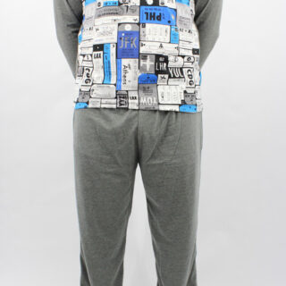 Pijama m/l estampado Handicap para Caballero