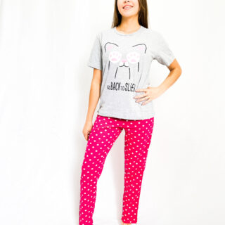 Pijama m/c estampado Handicap para Dama