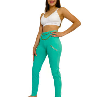 Pantalón Eslabón con Cierre para Dama